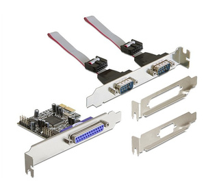 DeLOCK PCI Express card 2 x serial, 1x parallel carte et adaptateur d'interfaces