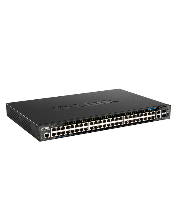 D-Link DGS-1520-52MP Géré L3 Gigabit Ethernet (10/100/1000) Connexion Ethernet, supportant l'alimentation via ce port (PoE) 1U N