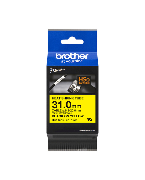Brother HSe-661E ruban d'impression Noir