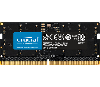 Crucial SORAM D5 5600 24GB CL46 - 24 GB module de mémoire 24 Go 1 x 24 Go DDR5 5600 MHz ECC