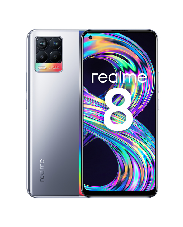 realme 8 6.4" 128 Go Argent