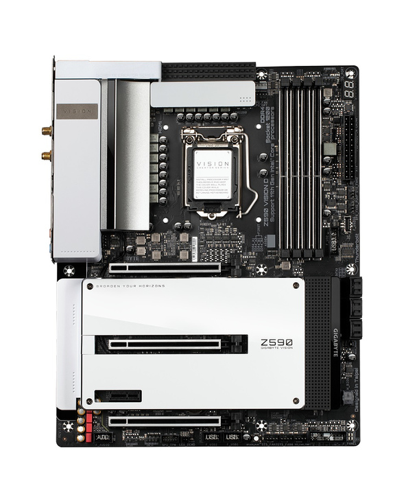 Gigabyte Z590 VISION D carte mère Intel Z590 LGA 1200 (Socket H5) ATX