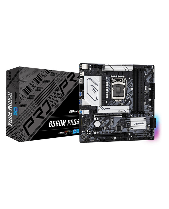 Asrock B560M Pro4 Intel B560 LGA 1200 (Socket H5) micro ATX