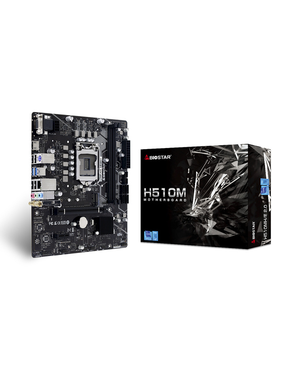 Biostar H510MH/E 2.0 Intel H510 LGA 1200 (Socket H5) micro ATX