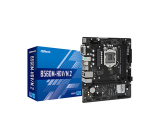 Asrock B560M-HDV/M.2 Intel B560 LGA 1200 (Socket H5) micro ATX