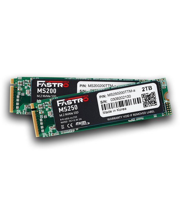 FASTRO MS200-200TTS disque SSD M.2 2 To PCI Express 3.0 3D TLC NAND NVMe