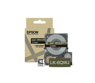 Epson LK-6QWJ Kaki, Blanc