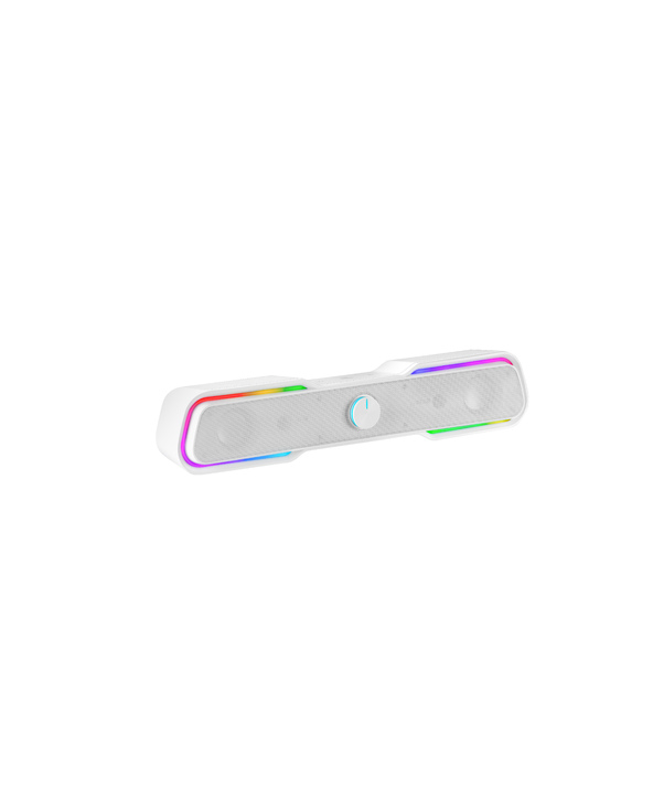 Mars Gaming MSBXW haut-parleur soundbar Blanc 10 W