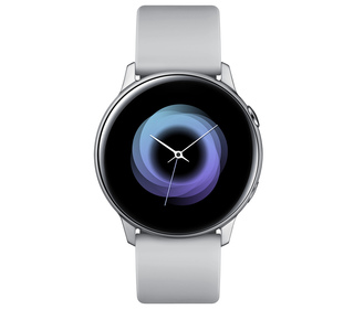Samsung Galaxy Watch Active 2,79 cm (1.1") OLED 40 mm Numérique 360 x 360 pixels Écran tactile Argent Wifi GPS (satellite)