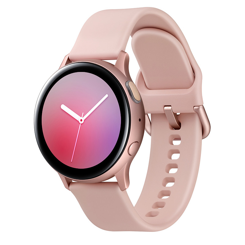 Samsung Galaxy Watch Active2 3,05 cm (1.2") OLED 40 mm Numérique 360 x 360 pixels Écran tactile Or rose Wifi GPS (satellite)