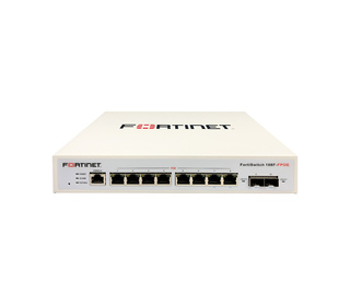 Fortinet FortiSwitch 108F-FPOE Géré L2+ Gigabit Ethernet (10/100/1000) Connexion Ethernet, supportant l'alimentation via ce port