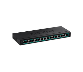 Trendnet TPE-TG160H commutateur réseau Non-géré Gigabit Ethernet (10/100/1000) Connexion Ethernet, supportant l'alimentation via