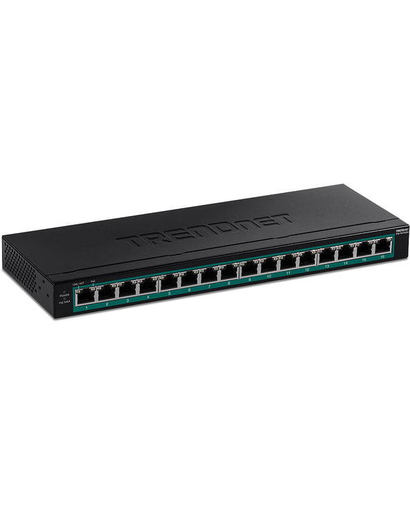Trendnet TPE-TG160H commutateur réseau Non-géré Gigabit Ethernet (10/100/1000) Connexion Ethernet, supportant l'alimentation via