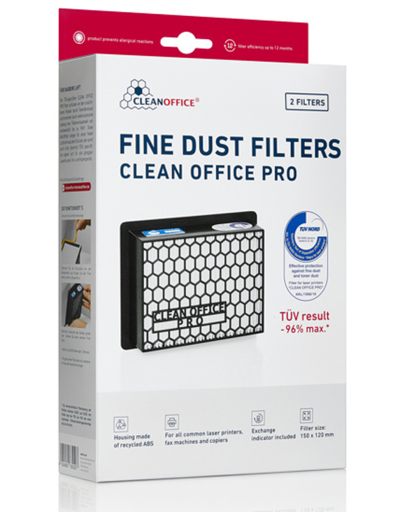 Clean Office Pro Feinstaubfilter Filtre de sortie 2 pièce(s)