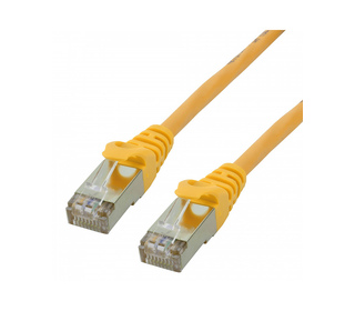 MCL IC5K99AZZZ06ASH05J câble de réseau Jaune 0,5 m Cat6a S/FTP (S-STP)