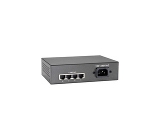 LevelOne FEP-0511 commutateur réseau Fast Ethernet (10/100) Connexion Ethernet, supportant l'alimentation via ce port (PoE) Gris