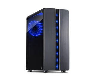 Inter-Tech 88881309 unité centrale Mini Tower Noir