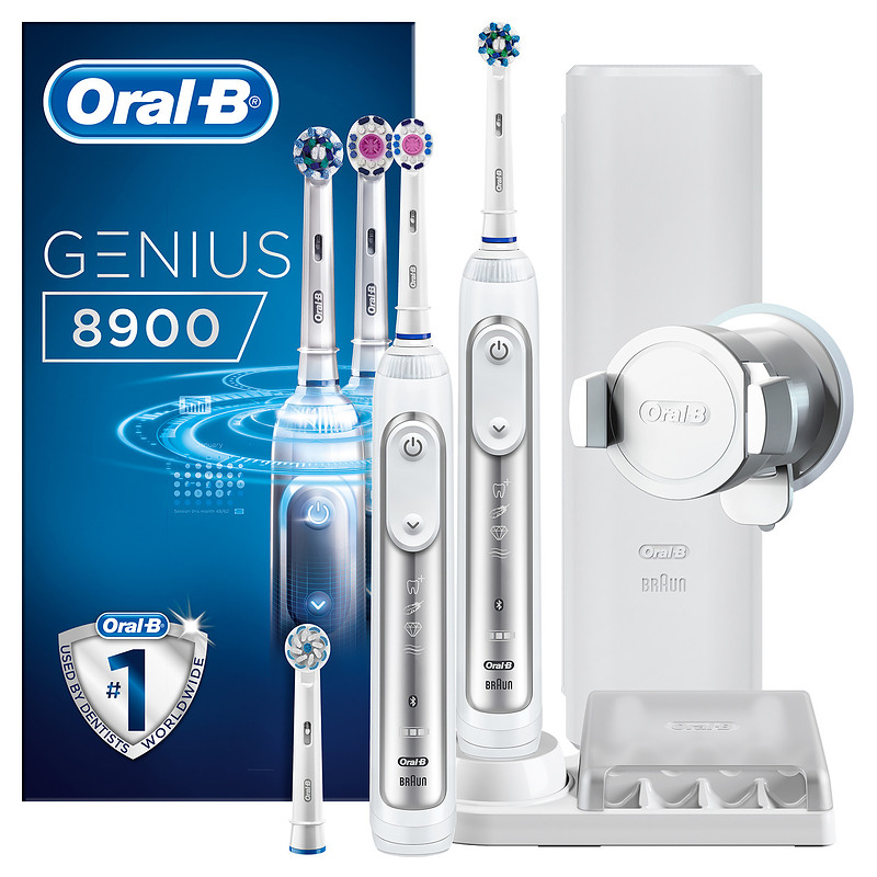 Oral-B Genius 8900 Brosse À Dents Électrique Par Braun x2
