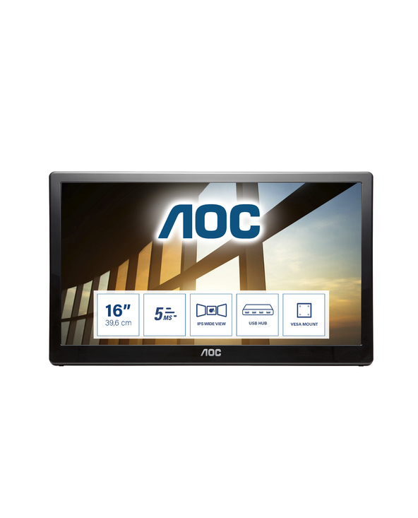 AOC 59 Series I1659FWUX 15.6" LCD Full HD 25 ms Noir