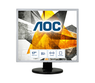 AOC 19 Series E719SDA 17" LCD SXGA 5 ms Noir