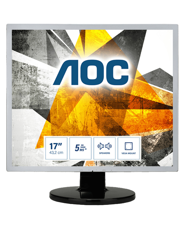 AOC 19 Series E719SDA 17" LCD SXGA 5 ms Noir