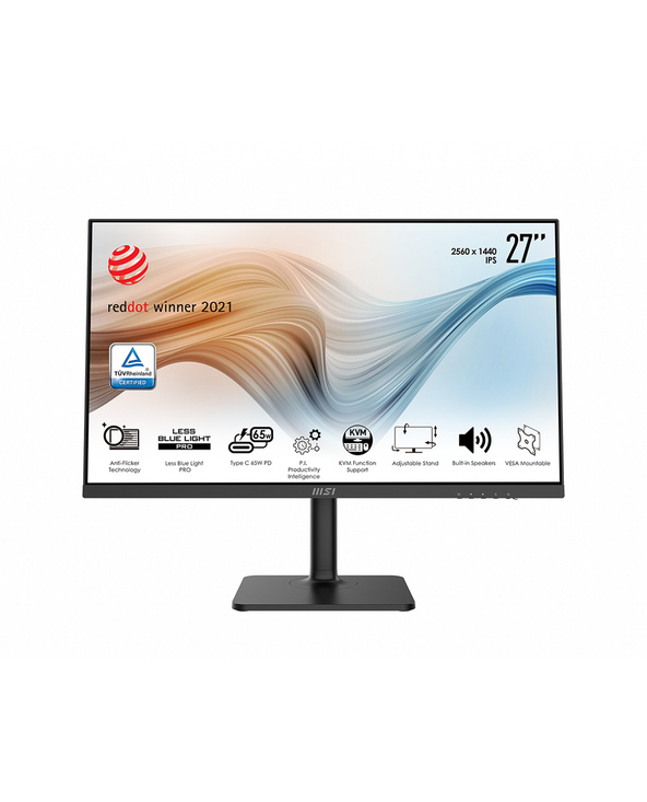 MSI Modern MD272QP 27" LED Quad HD 4 ms Noir