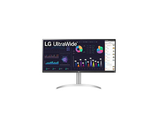 LG 34WQ650-W 34" LCD 4K Ultra HD 5 ms Argent, Blanc