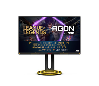 AOC AGON AG275QXL 27" LED Quad HD 1 ms Noir, Or
