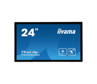 iiyama T2455MSC-B1 affichage de messages Panneau plat de signalisation numérique 61 cm (24") LED 400 cd/m² Full HD Noir Écran ta