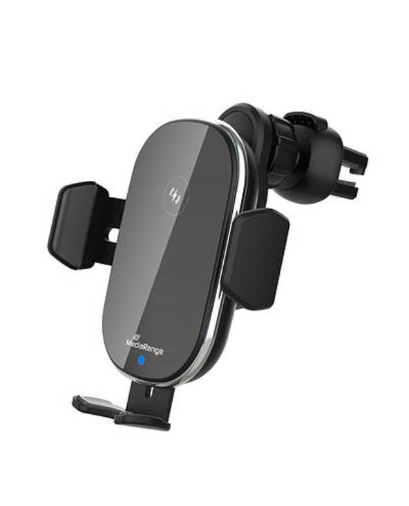MediaRange MRMA117 chargeur d'appareils mobiles Smartphone Noir Recharge sans fil Charge rapide Auto