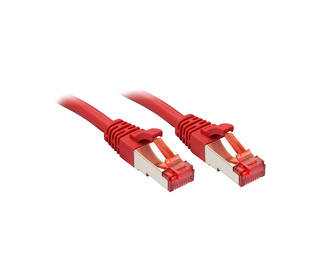 Lindy Rj45/Rj45 Cat6 0.3m câble de réseau Rouge 0,3 m S/FTP (S-STP)