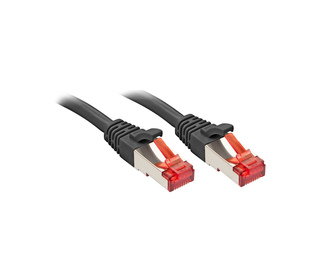 Lindy Cat6 S/FTP 0.3m câble de réseau Noir 0,3 m S/FTP (S-STP)