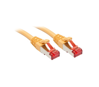 Lindy Rj45/Rj45 Cat6 0.3m câble de réseau Jaune 0,3 m S/FTP (S-STP)