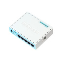 Mikrotik RB750GR3 Routeur connecté Gigabit Ethernet Turquoise, Blanc
