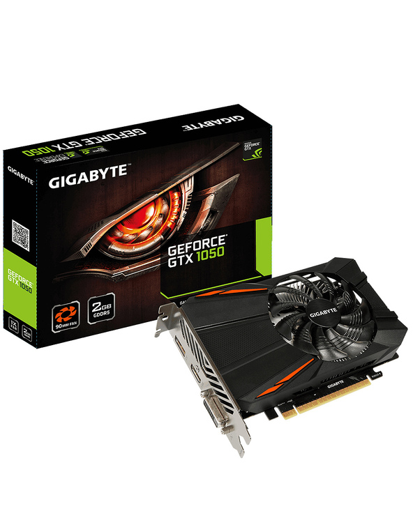 Gigabyte GV-N1050D5-2GD carte graphique NVIDIA GeForce GTX 1050 2 Go GDDR5