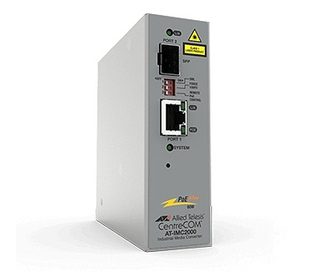 Allied Telesis AT-IMC2000TP/SP-980 convertisseur de support réseau 1000 Mbit/s 850 nm Gris