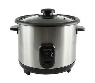 Emerio RCE-110118 cuiseur à riz 1,5 L 500 W Noir, Acier inoxydable
