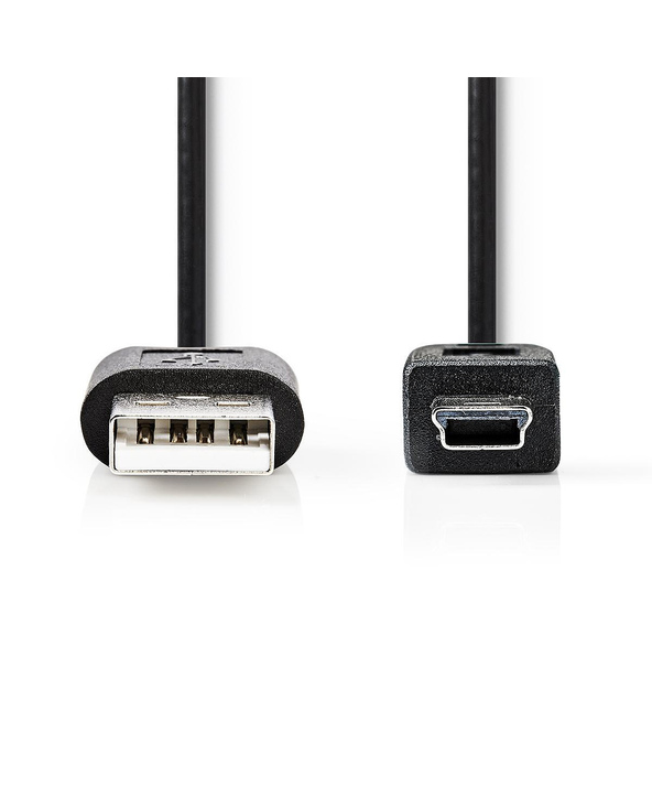 Nedis CCGT60300BK20 câble USB 2 m USB 2.0 USB A Mini-USB A Noir