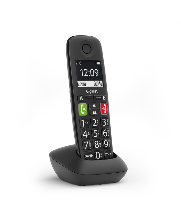 Gigaset E290HX Téléphone analog/dect Identification de l'appelant Noir