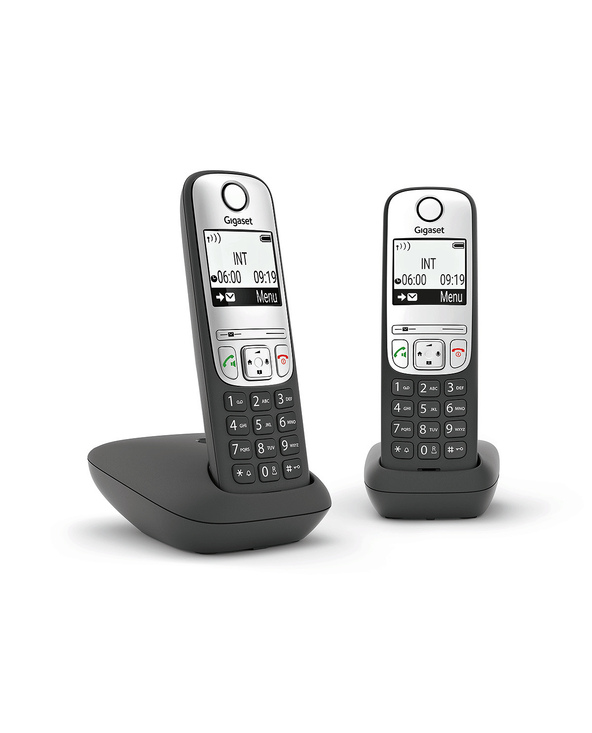 Gigaset A690 Duo Téléphone analogique Identification de l'appelant Noir, Argent Gigaset A690 Duo Téléphone analogique Identification de l'appelant Noir, Argent