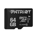 Patriot Memory PSF64GMDC10 mémoire flash 64 Go MicroSDXC UHS-I Classe 10