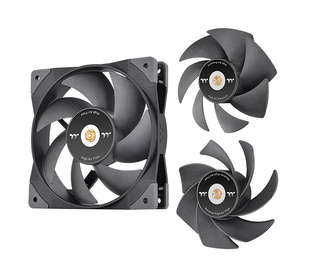 Thermaltake SWAFAN GT12 Boitier PC Refroidisseur d'air 12 cm Noir 3 pièce(s)