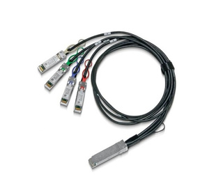 Mellanox Technologies MCP7F00-A002R30N câble d'InfiniBand 2 m QSFP28 4x SFP28 Noir