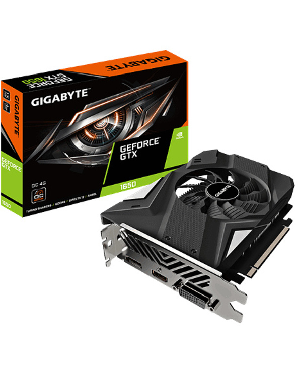 Gigabyte GV-N1656OC-4GD 2.0 carte graphique NVIDIA GeForce GTX 1650 4 Go GDDR6