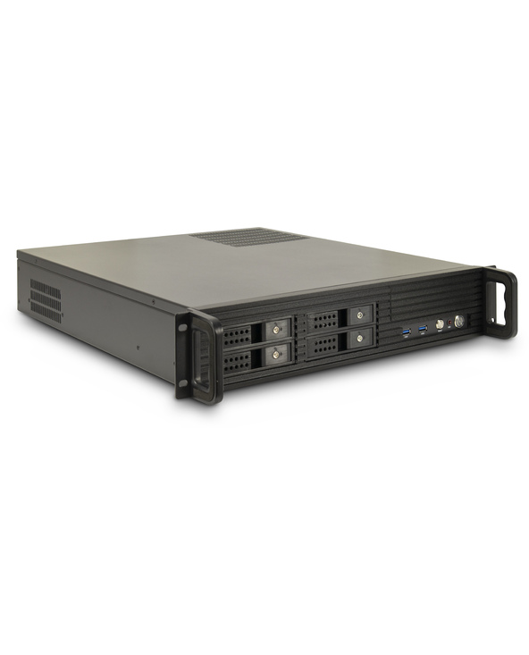 Inter-Tech 2U-2504 Support Noir