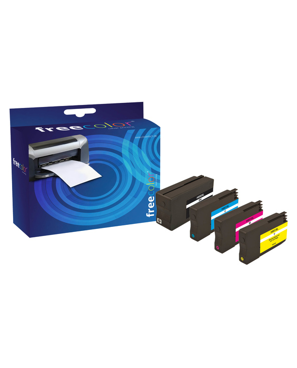 Freecolor HP43AE-INK4-FRC cartouche d'encre 4 pièce(s)