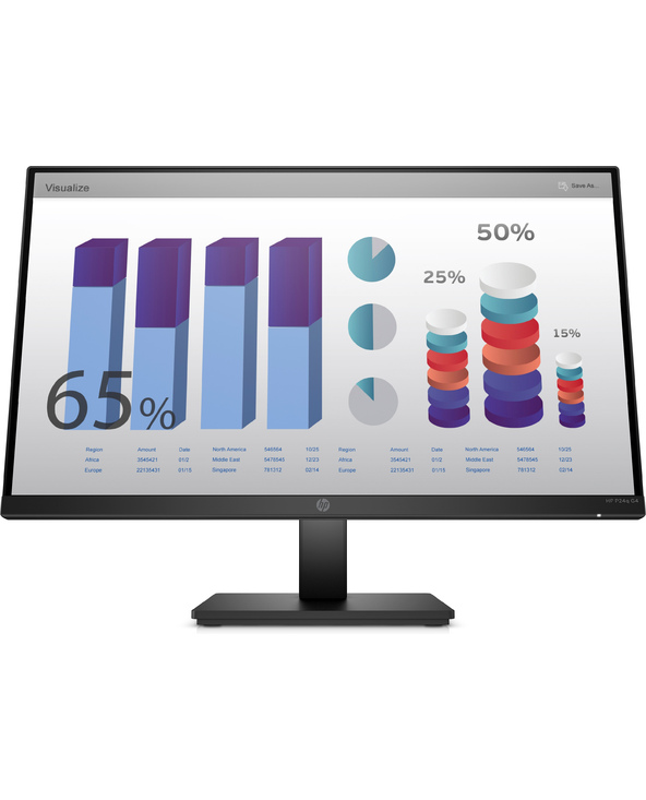 HP P24Q G4 23.8" LED Quad HD 5 ms Noir