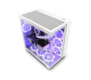 NZXT H9 All white Midi Tower Blanc