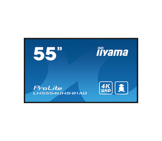 iiyama LH5554UHS-B1AG affichage de messages Panneau plat de signalisation numérique 138,7 cm (54.6") LCD Wifi 500 cd/m² 4K Ultra