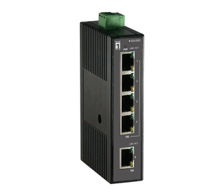 LevelOne IES-0500 commutateur réseau Non-géré Fast Ethernet (10/100) Noir